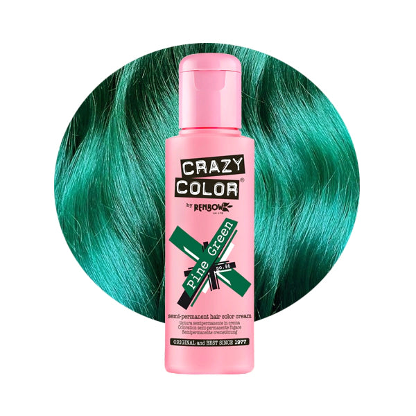 Crazy Colour Semi Permanent Hair Dye - Pine Green - Kate's Clothing