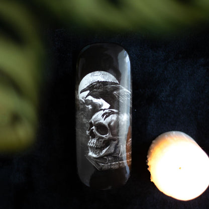 Gothic Gifts Poe's Raven Glasses Case - Kate's Clothing