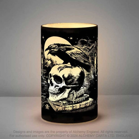 Alchemy Poes Raven LED Lantern - Kate's Clothing