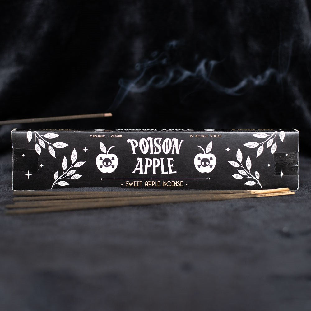 Gothic Gifts Poison Apple Pack of 15 Sweet Apple Incense Sticks - Kate's Clothing