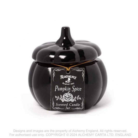 Alchemy Pumpkin Spice Small Glass Scented Candle Jar - Kate's Clothing