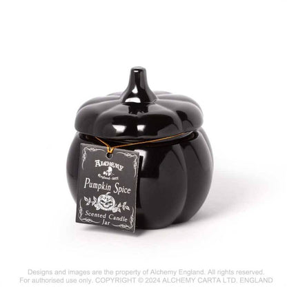 Alchemy Pumpkin Spice Small Glass Scented Candle Jar - Kate's Clothing