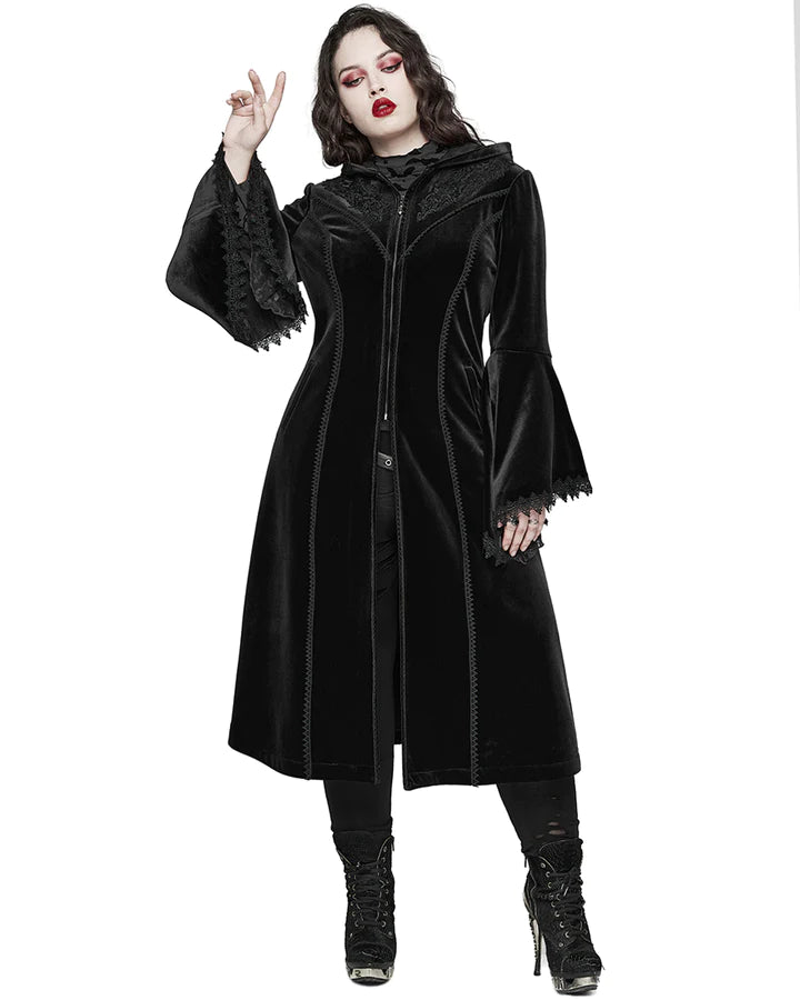 Punk Rave Punk Rave Esmeralda Coat - Black - Kate's Clothing