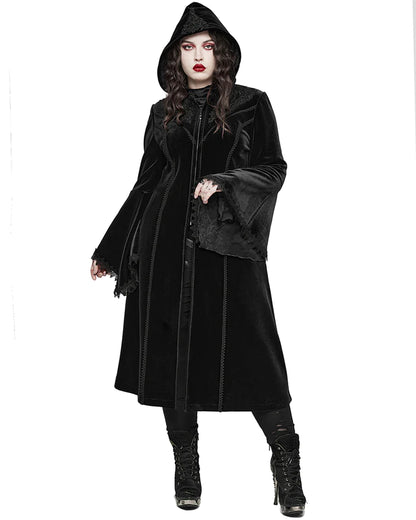 Punk Rave Punk Rave Esmeralda Coat - Black - Kate's Clothing