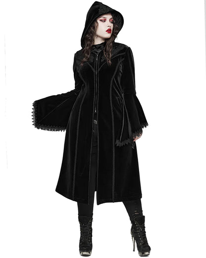 Punk Rave Punk Rave Esmeralda Coat - Black - Kate's Clothing