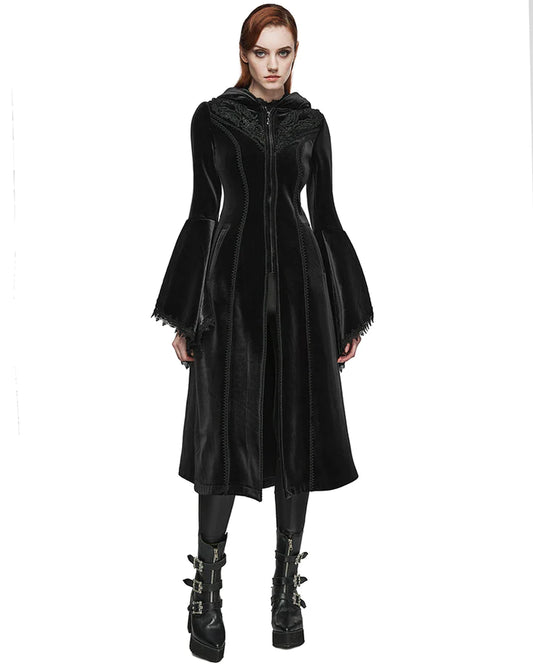 Punk Rave Punk Rave Esmeralda Coat - Black - Kate's Clothing