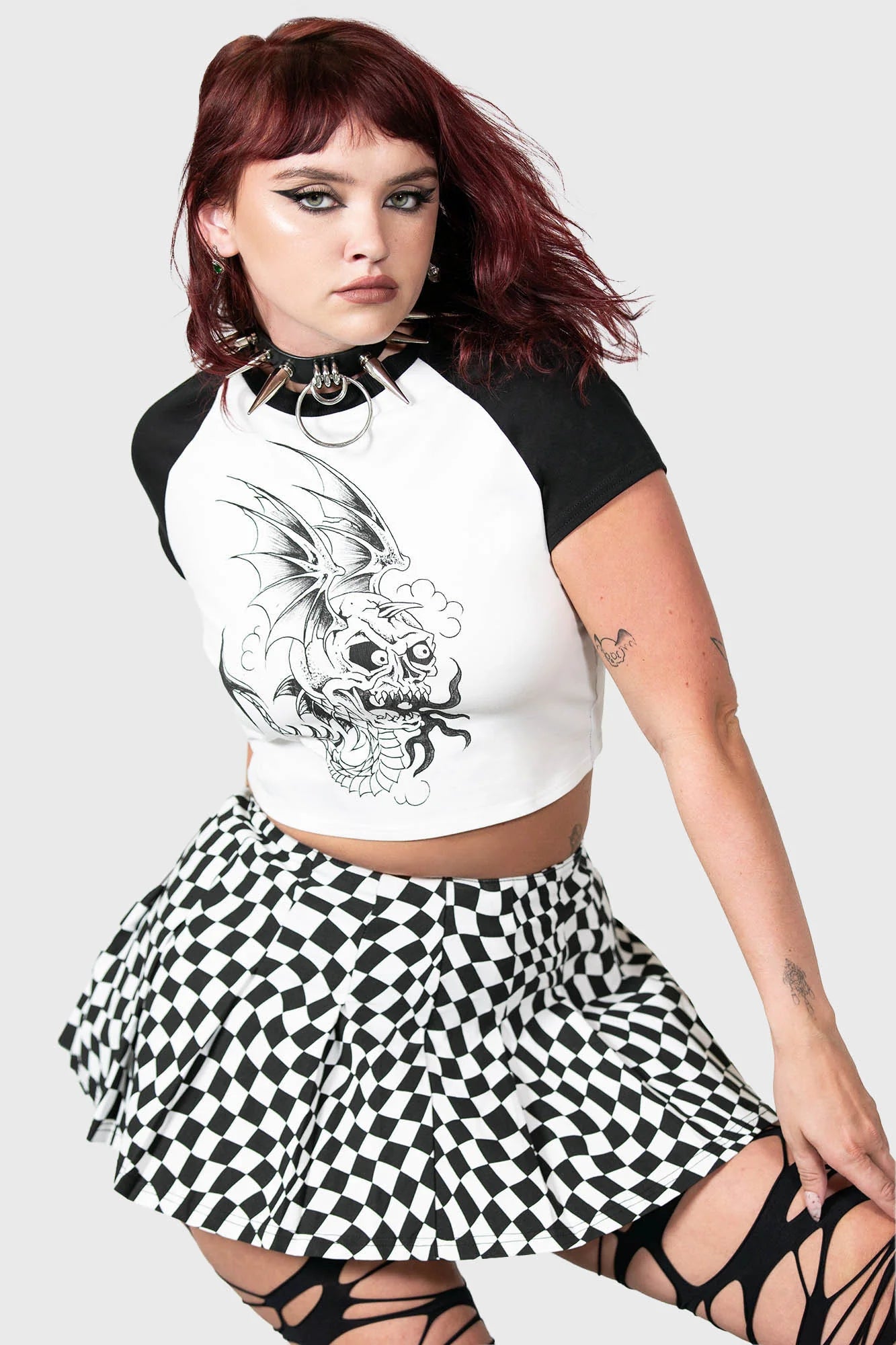 Killstar Punk/Wave Mini Skirt - Kate's Clothing
