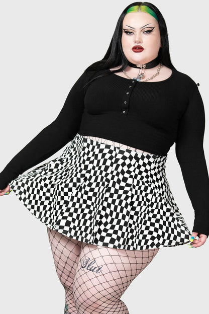 Killstar Punk/Wave Mini Skirt - Kate's Clothing