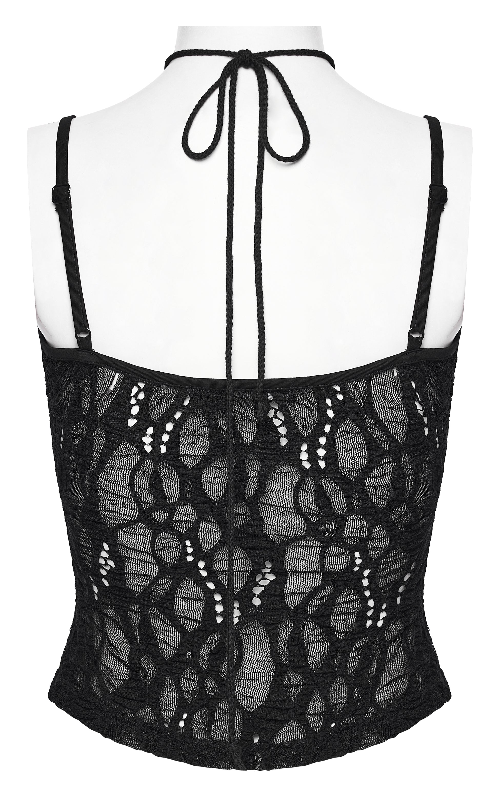 Punk Rave Elara Openwork Lace Camisole Back