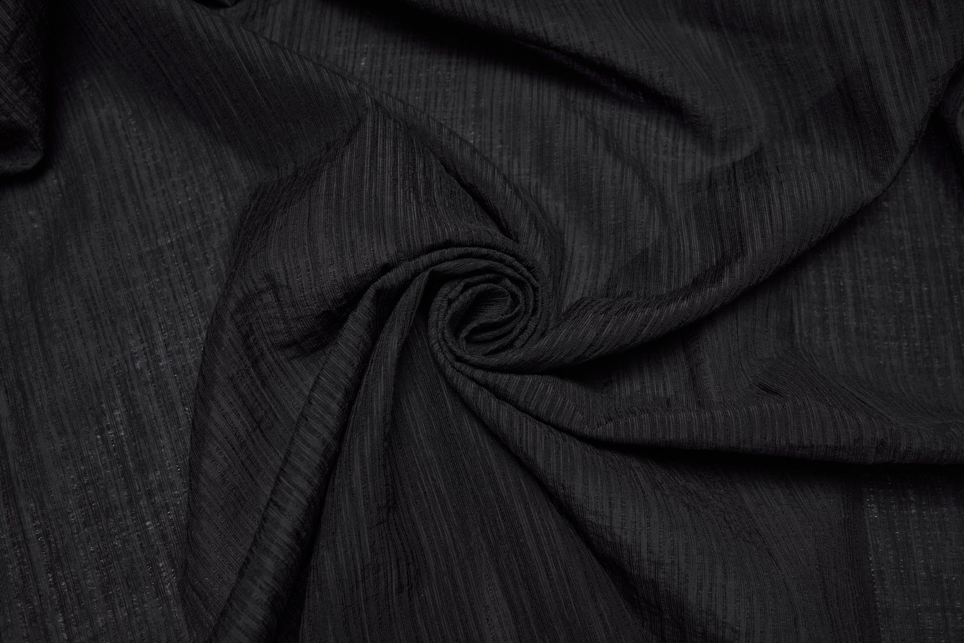 Punk Rave Elowen Goth Romantic V-Neck Flying Sleeve Dress black fabric texture close-up