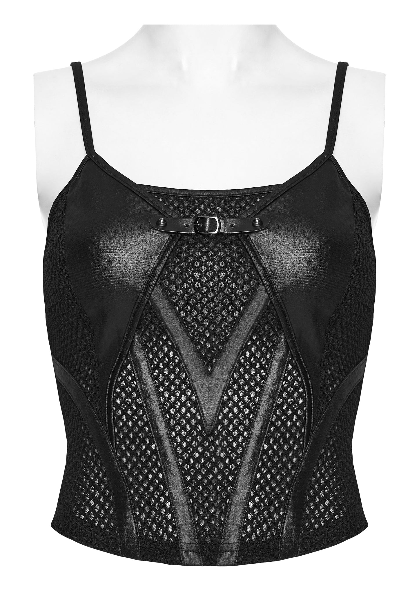 Punk Rave Nyx Goth Industrial Spliced Camisole