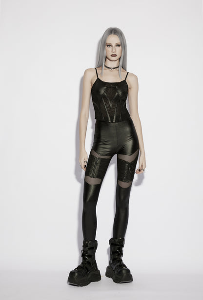 Punk Rave Nyx Gothic Spliced Camisole Top