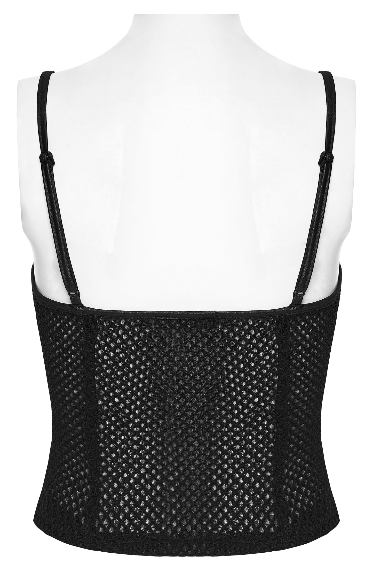 Punk Rave Nyx Goth Industrial Spliced Camisole back view