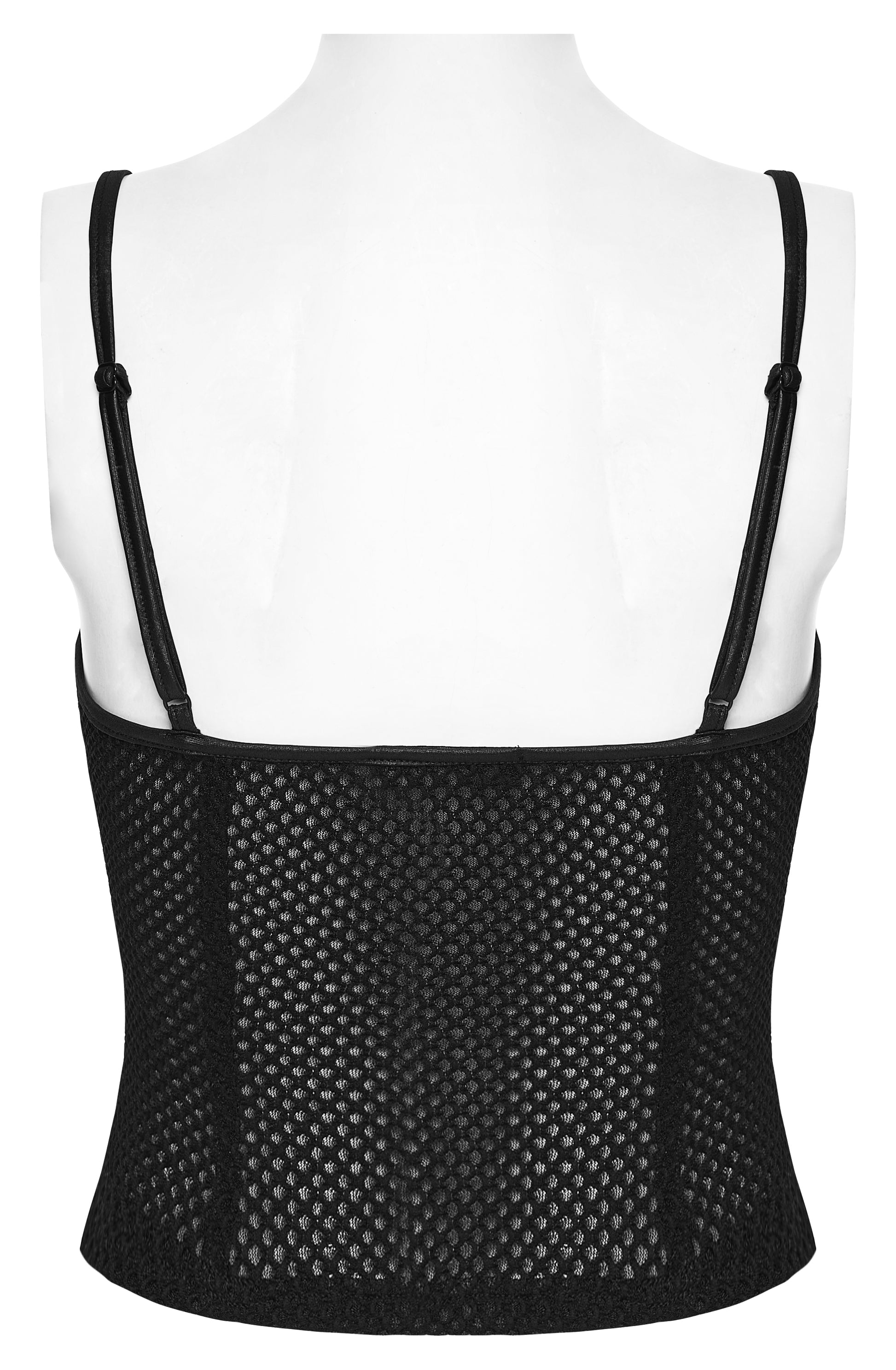 Punk Rave Nyx Goth Industrial Spliced Camisole back view