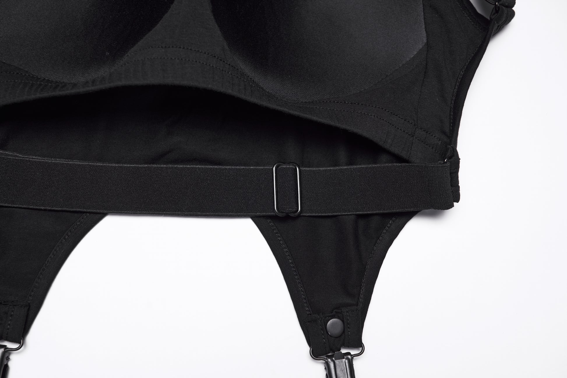 Punk Rave Nyx Skull Suspender Crop Top adjustment strap