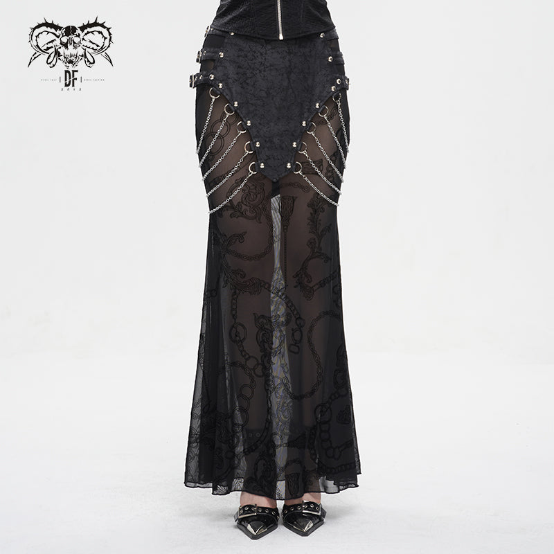 Devil Fashion Qadira Two Piece Skirt - Kate's Clothing
