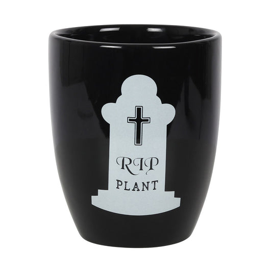 Gothic Gifts RIP Plant Gothic Plant Pot - Kate's Clothing