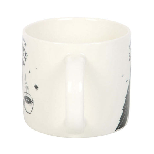 Gothic Gifts Fresh Cup of Cawfee Raven Mug