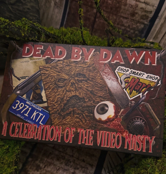 15 shade eyeshadow palette featuring Dead by Dawn design inspired by horror culture.