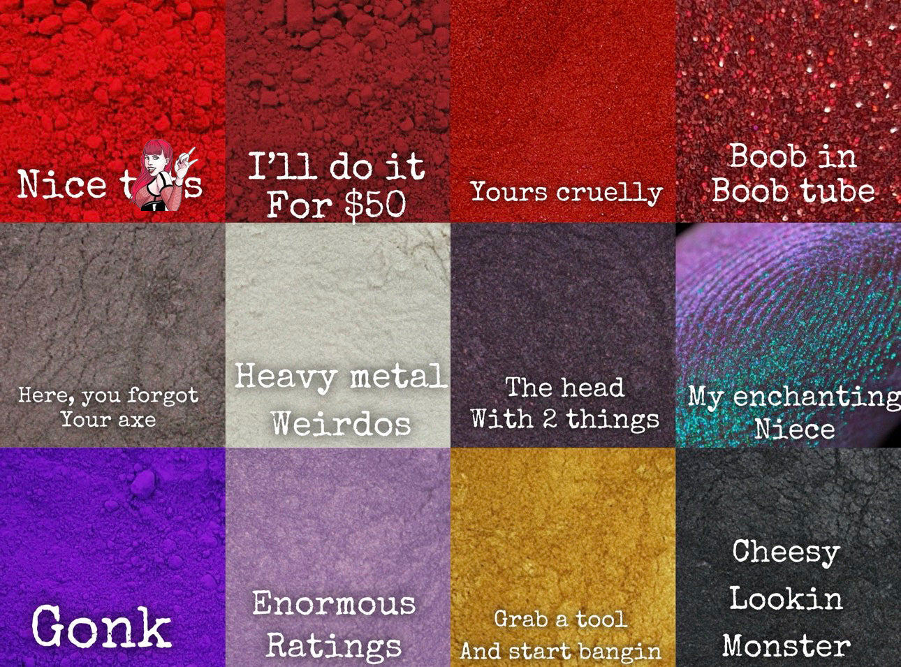 Radioactive Unicorn Mistress of the Dark Eyeshadow Palette - Kate's Clothing
