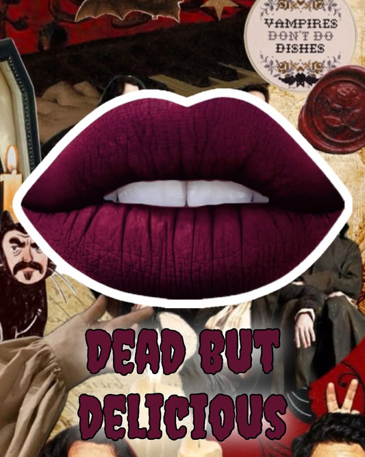 Radioactive Unicorn Dead But Delicious matte liquid lipstick vegan vanilla scent