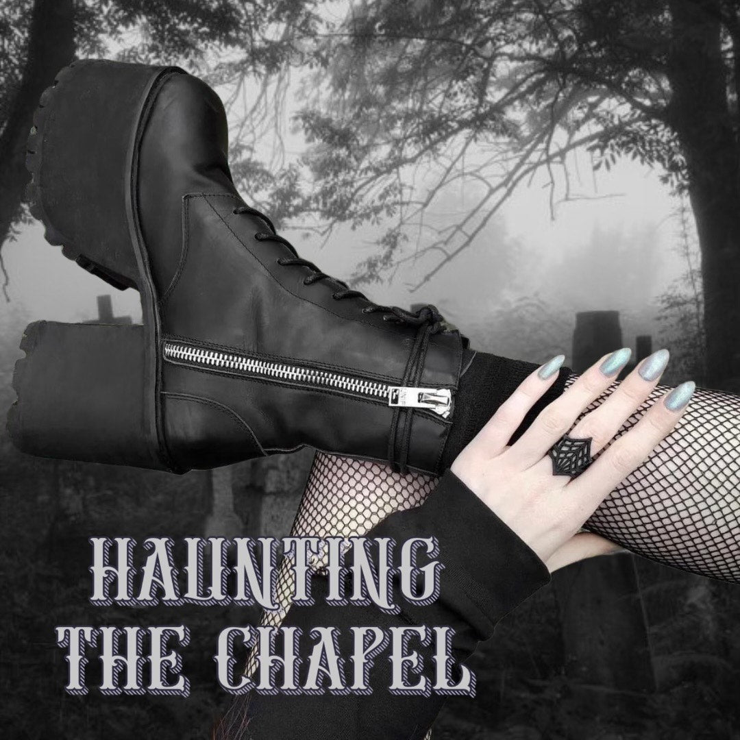 aunting The Chapel gray nail polish maximum visual impact by Radioactive Unicorn