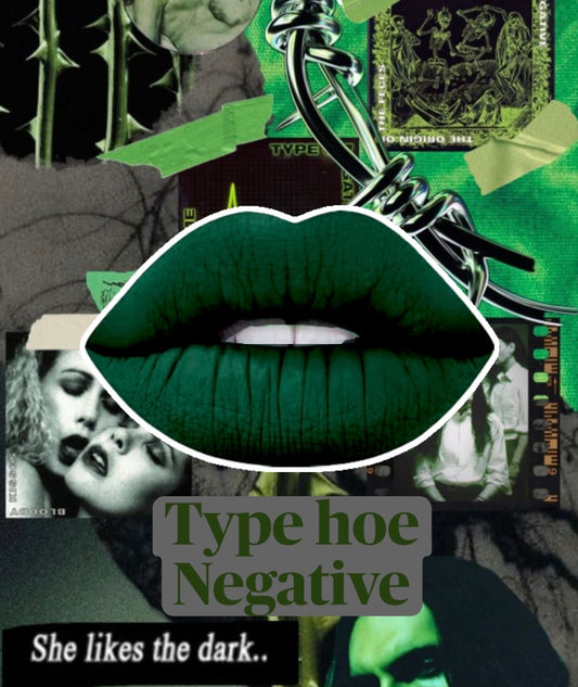 Radioactive Unicorn Type Hoe Negative matte liquid lipstick vegan vanilla scent