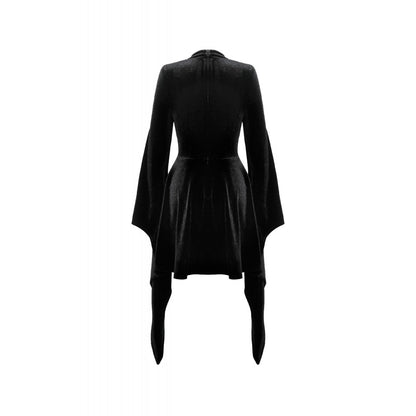 Dark In Love Raina Long Bell Sleeved Dress - Kate's Clothing