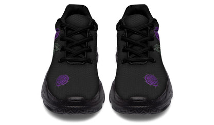 ANTIBrand Rose Painting Purple Chunky Trainers