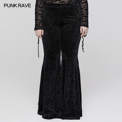 Punk Rave Siyanda Trousers - Black - Kate's Clothing