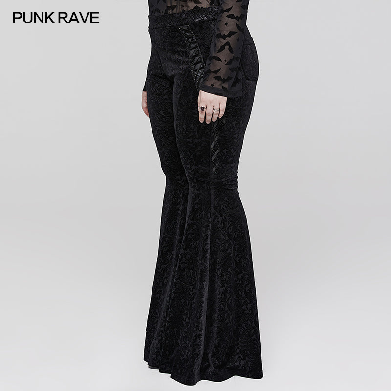 Punk Rave Siyanda Trousers - Black - Kate's Clothing