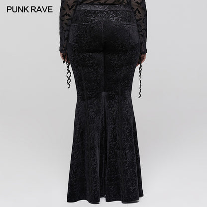 Punk Rave Siyanda Trousers - Black - Kate's Clothing