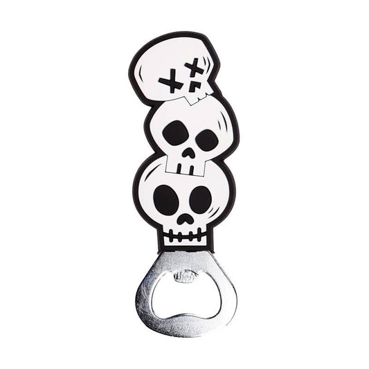 Skull Bottle Opener from Gothic Gifts -Bottle opener with skull design on a white background