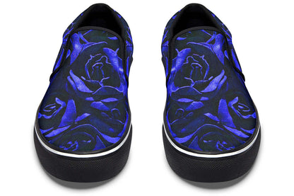 Blue Roses Canvas Slip-On Trainers | ANTIBrand