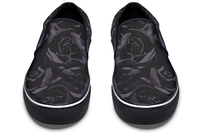 Blackest Roses Slip-On Shoes – Gothic Attitude