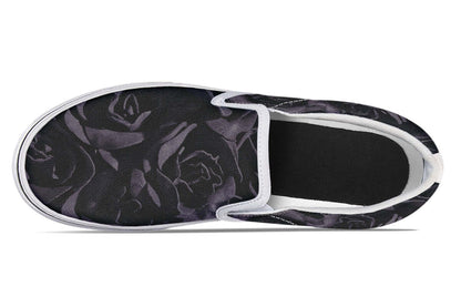 Blackest Roses Slip-On Shoes – Gothic Attitude
