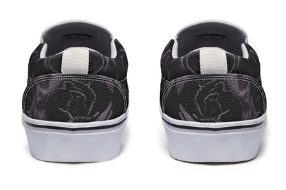 Blackest Roses Slip-On Shoes – Gothic Attitude