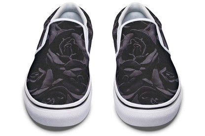 Blackest Roses Slip-On Shoes – Gothic Attitude