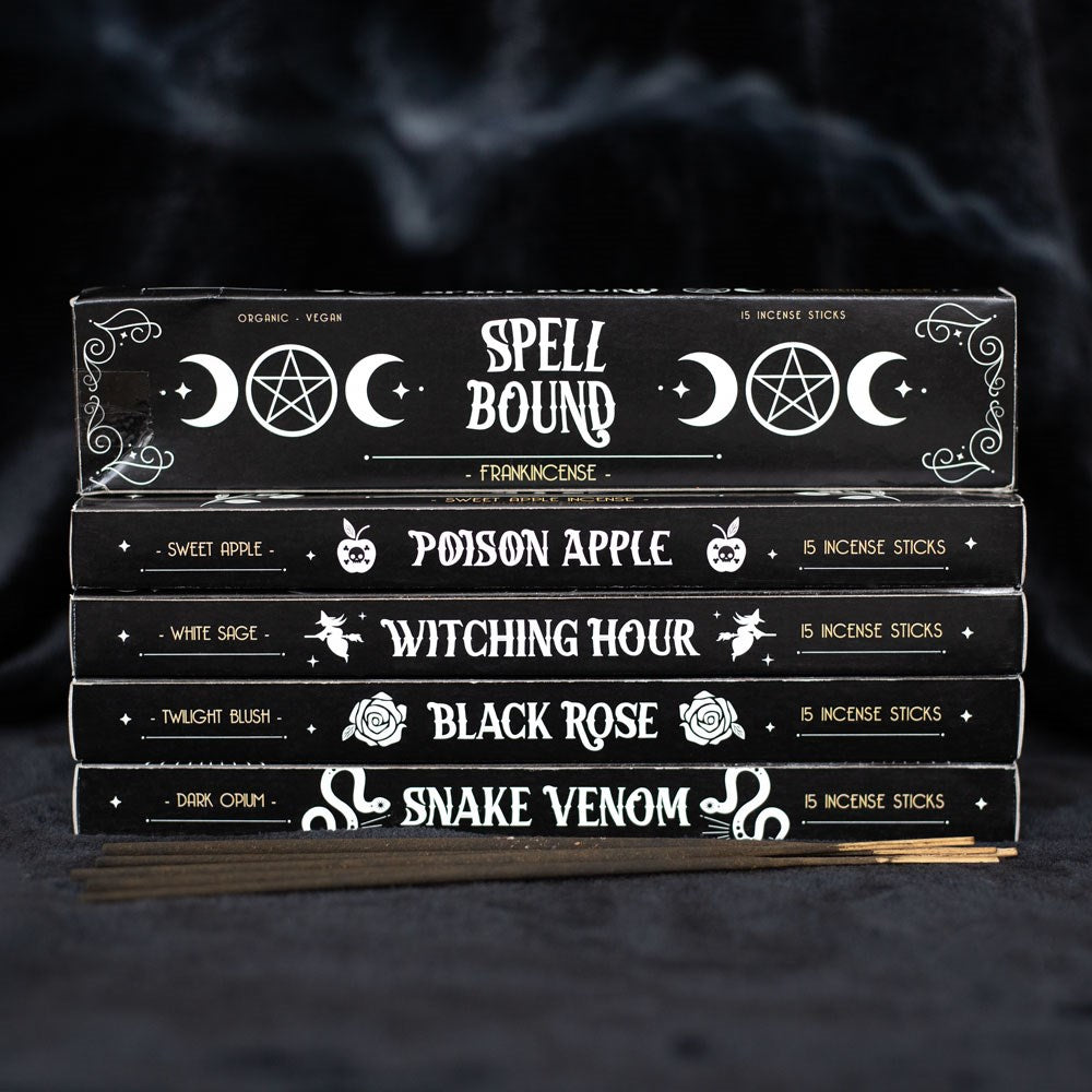 Gothic Gifts Snake Venom Pack of 15 Dark Opium Incense Sticks - Kate's Clothing