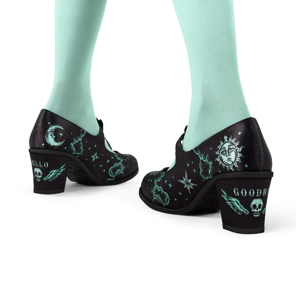 Womens mid shop heel pumps