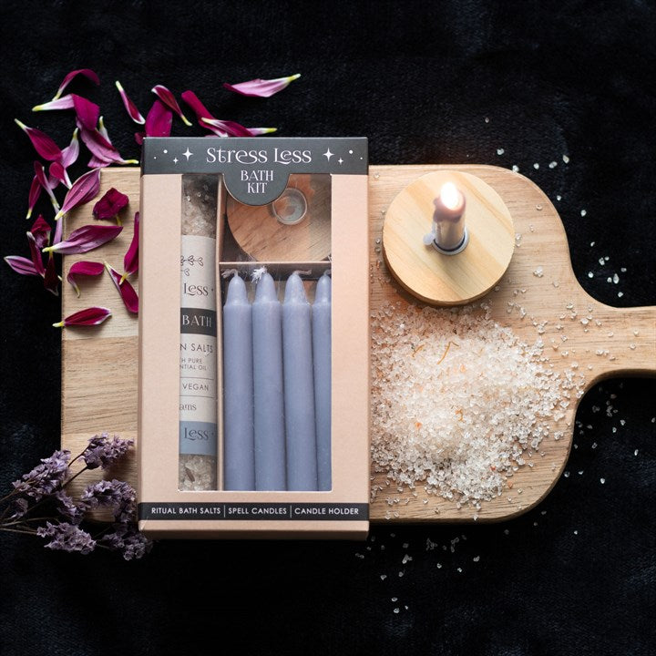 Gothic Gifts Stress Less Herbal Ritual Bath Kit - Kate's Clothing