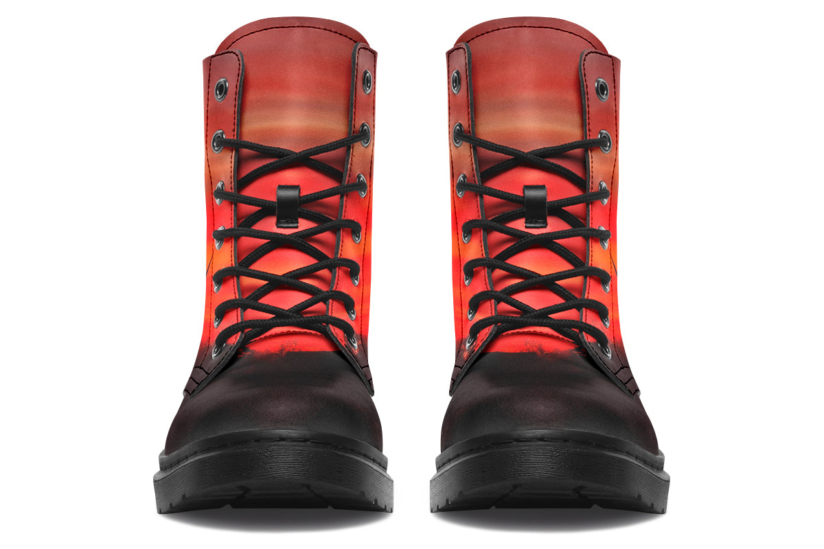 The Ember Hour – dramatic gothic boots inspired by dusk