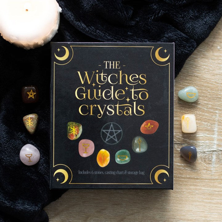Gothic Gifts The Witches Guide To Crystals Gift Set - Kate's Clothing