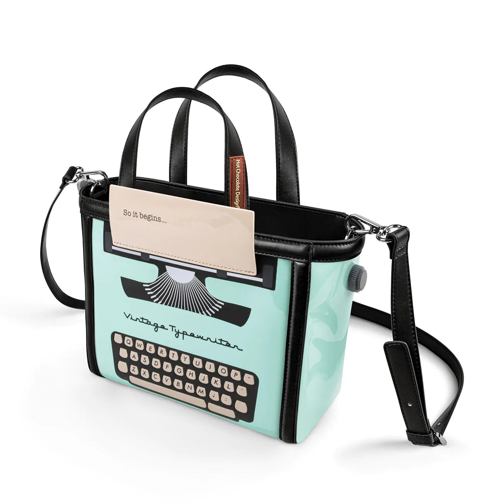 Hot Chocolate Typewriter Mini Tote Bag - Kate's Clothing