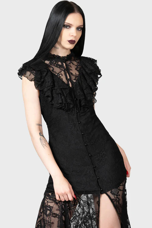 Killstar Vampire's Ball Maxi Dress - Kate's Clothing