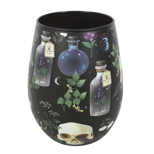 Gothic Gifts Venom & Vines Print Stemless Glass