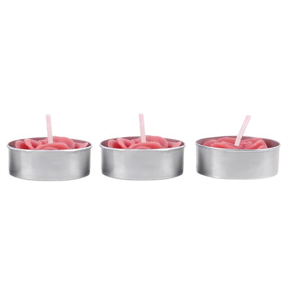 Gothic Gifts Pack of 6 Rose Shaped Tealights