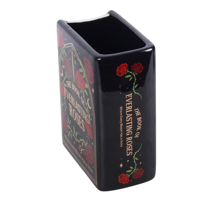Gothic Gifts Gothic Rose Book Shaped Vase