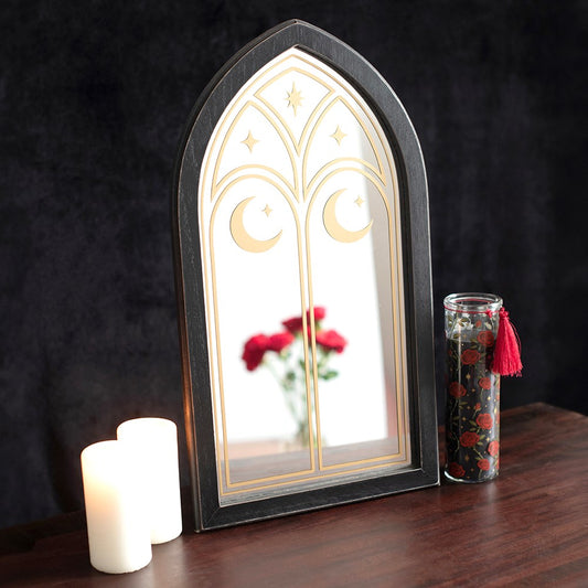 Gothic Gifts Gothic Cathedral Arch Wall Mirror
