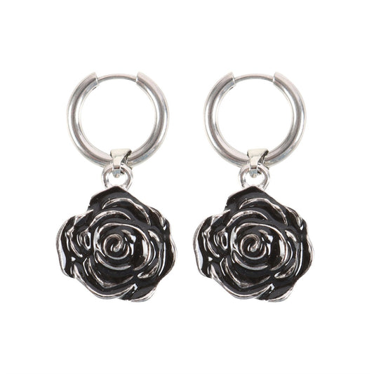 Gothic Gifts Rose Earrings - Kate's Clothing